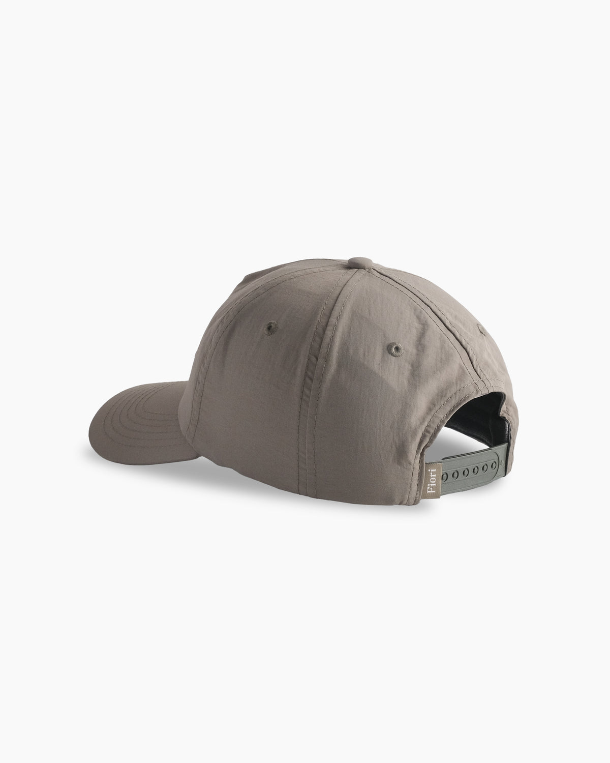 Costa Hat back view — olive lightweight outdoor cap by Fiori Golf