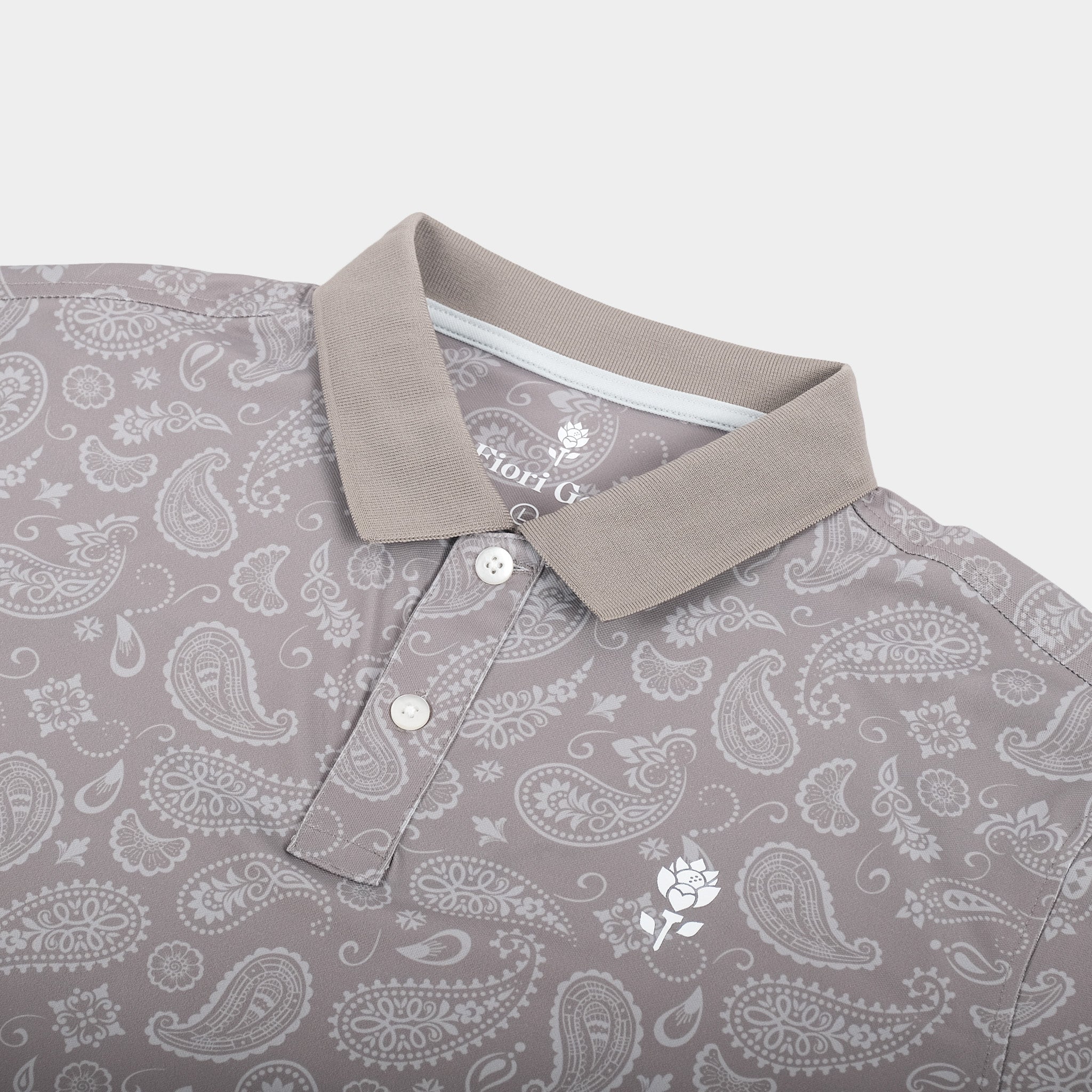 Fiori Golf Paisley Polo XL