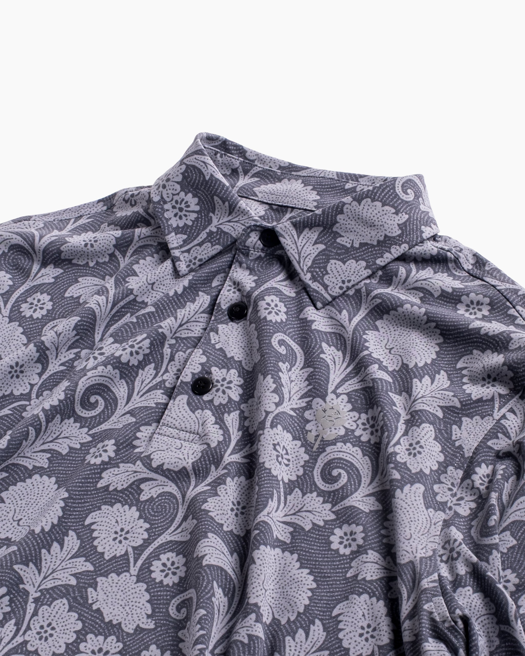 Phantom Polo Paisley Blue | Golf Polo | Fiori Golf